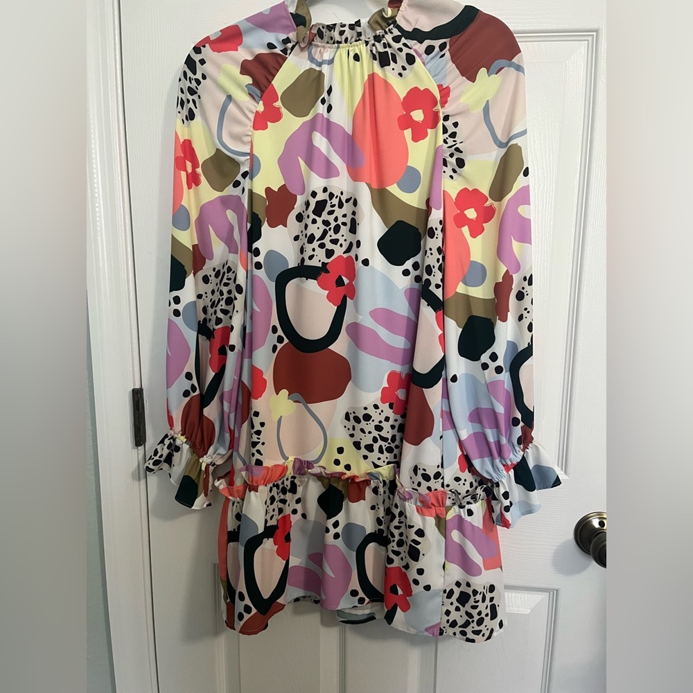 Crosby by Mollie Burch multicolored mini dress size XS